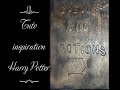 Mixed Media Tuto : spells and potions (Transformation notebook) #mixedmedia #harrypotter #scrap