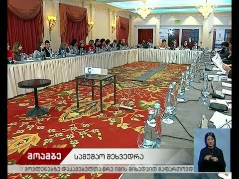 სამუშაო შეხვედრა ადრეული ქორწინების თემაზე