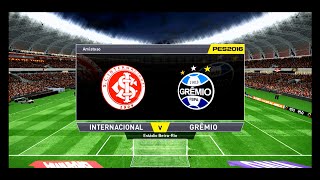 INTERNACIONAL X GRÊMIO | BEIRA-RIO - PES 2016 | BMPES