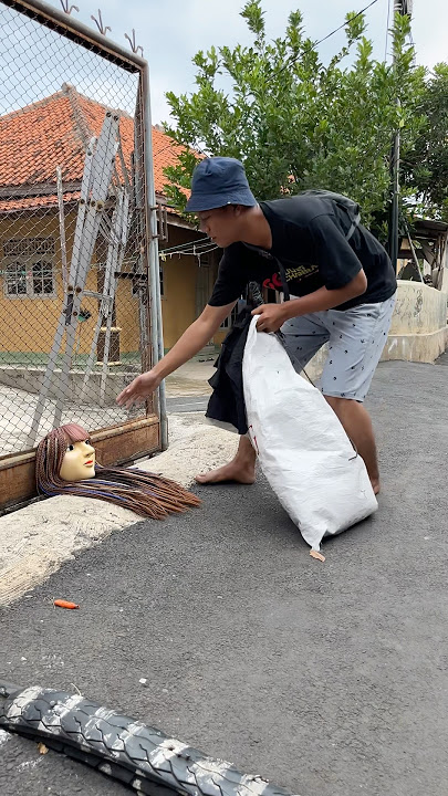 A fisherman finds a beautiful mask