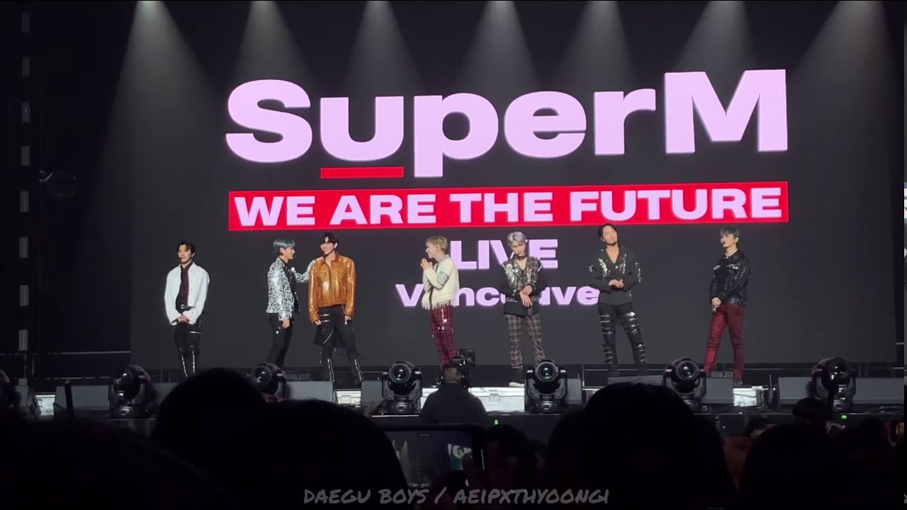 SuperM - Ending Ment (We Are the Future Live Tour in Vancouver)