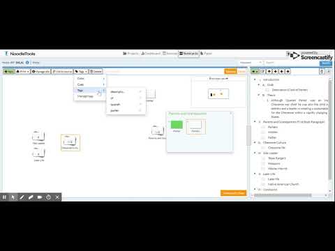 Noodletools Notecards NoodleTools - Color Tags for Notecards - YouTube