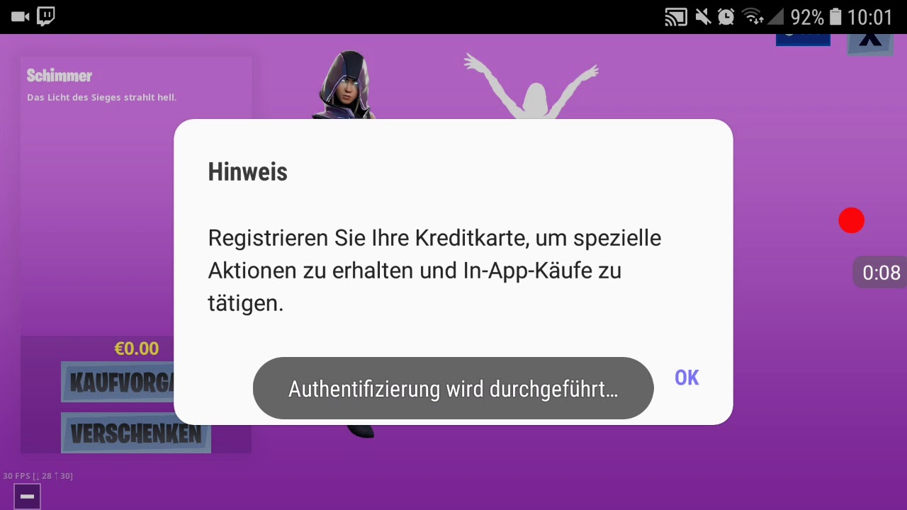 How to get the Glow skin without a creditcard