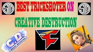 CREATIVE DESTRUCTION//#1 TRICKSHOTER ON CREATIVE DESTRUCTION// NEW WEPON SKINS!!
