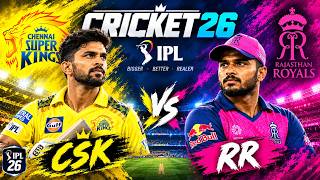 ⚡ CSK vs RR FULL MATCH! 🏆 | Cricket 26 IPL Gameplay screenshot 2