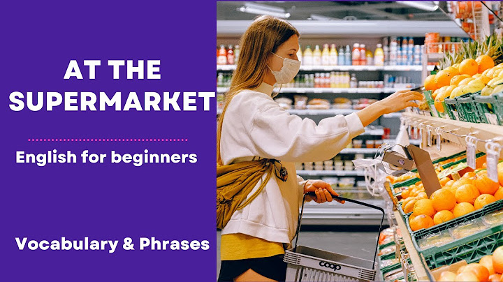 At the Supermarket - English Lesson