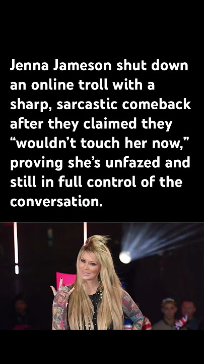Unbothered queen claps #JennaJameson #Unbothered #Clapback #InternetTroll #ViralMoment