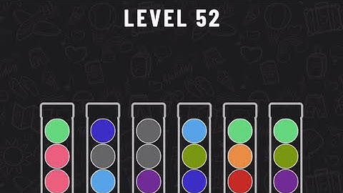 Ball Sort Puzzle Level 52 #ballsortpuzzle #ballsortpuzzlegameplay #puzzlegame #mobilegames