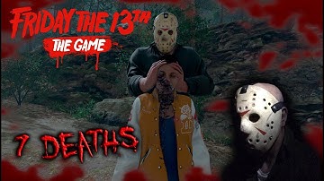 Friday the 13th the game - Gameplay 2.0 - Jason part 3 - 7 Deaths