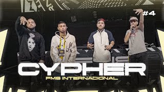 LOBO ESTEPARIO, NITRO, ACERTIJO & MECHA | CYPHER #4 | #FMSINTERNACIONAL