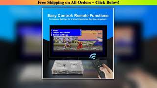 RetroScaler GBSC Pro GBS Control Scart RGBS YPbPr VGA Composite(AV) SV to HDMI Video Auido