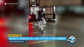 Video: Thieves ransack Louis Vuitton store in San Francisco | ABC7