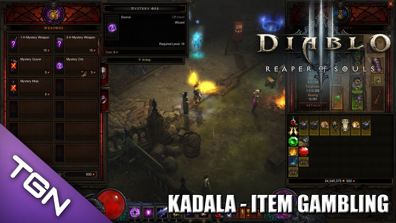 Diablo III Reaper of Souls Kadala Items al azar YouTube