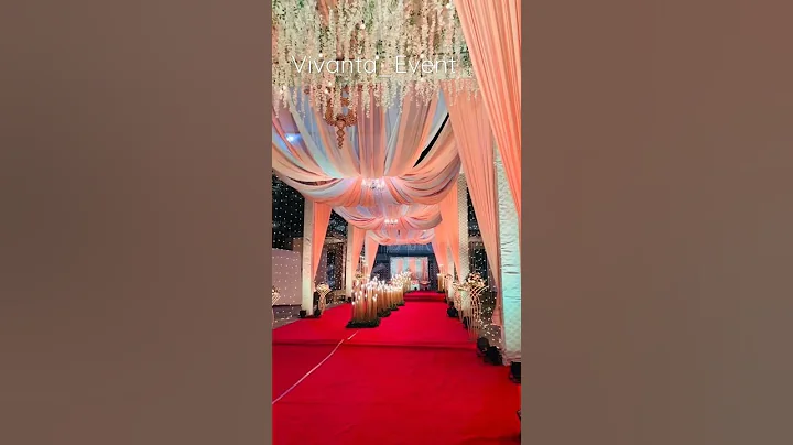 Flower Entrance Decor || Vivanta Event Management||Dm For Order 👍👍#shaadi#shorts#wedding#floraldecor