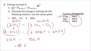 Thermo video 18 Entropy Part 3