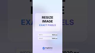 Resize Image to Exact Pixels — Free Online Image Resizer | ImgSolve