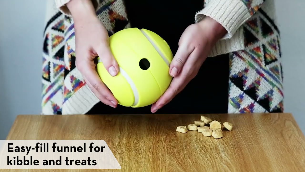 Kong Rewards Tennis - Bola Interativa que Libera Alimento para Cães - GRANDE