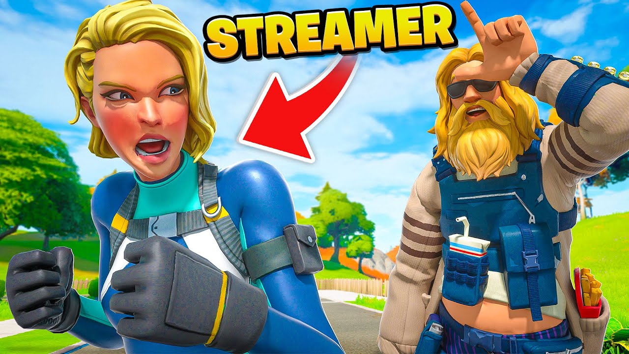 I Stream SNIPED a TOXIC STREAMER in Fortnite....(He gets mad)