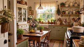 🌿 Old World Garden Kitchen Decor: Herbs, Clay Pots & Summer Country Charm