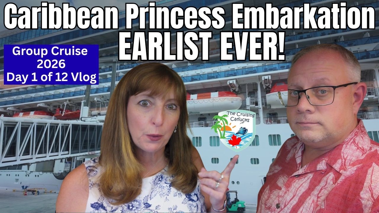 Caribbean Princess Group Cruises Day 1 Embarkation Fort Lauderdale