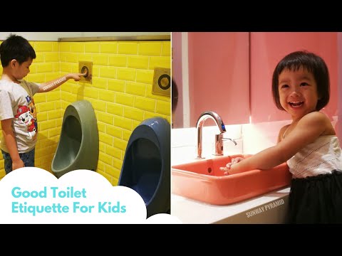 Teaching Kids Proper Toilet Etiquette