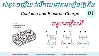 (1)​ សំនួរ-ចម្លើយរំលឹកមេរៀនអេឡិចត្រូនិច - Coulomb and Electron Charge screenshot 1