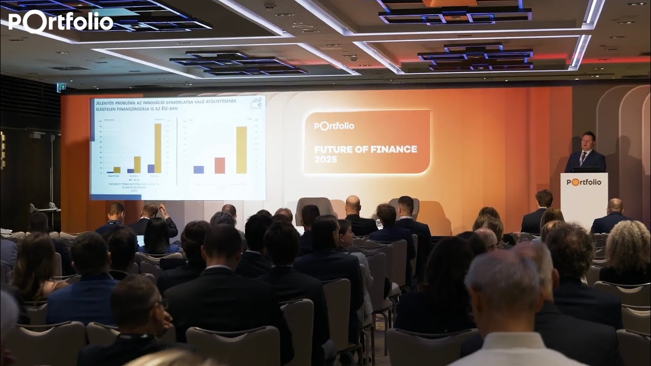Több mint 300 fővel zajlott a Portfolio pénzügyi konferenciája, a Future of Finance 2025!