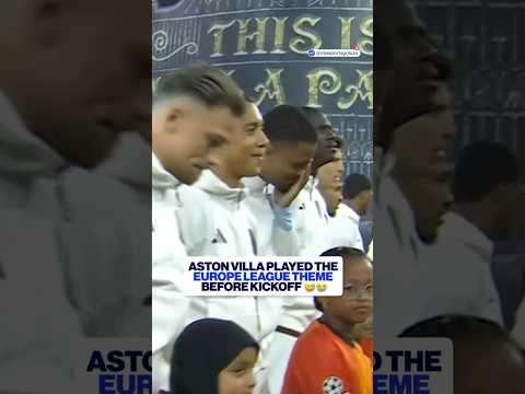 Aston Villa Play the Europa League Anthem by Accident😬👀| UCL Today | CBS Sports Golazo