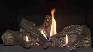 Superior DRT2033 Front-View Traditional Direct Vent Gas Fireplace Burn Video