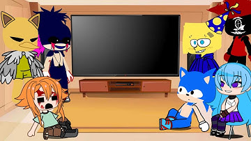 Fnf mod characters react part 25