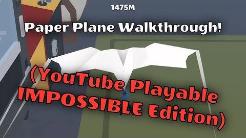 How To Beat the IMPOSSIBLE Paper Plane level in Epic Plane Evolution for YouTube Playable!