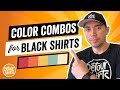 Best Color Palettes for Black Shirts on Print on Demand & How to Find Them | CMYK vs RGB Colors
