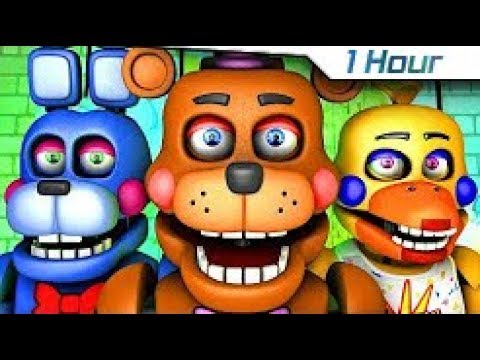 [1 Hour] Five Nights at Freddy's Song (FNAF 6 SFM 4K Rockstar)(Ocular Remix)