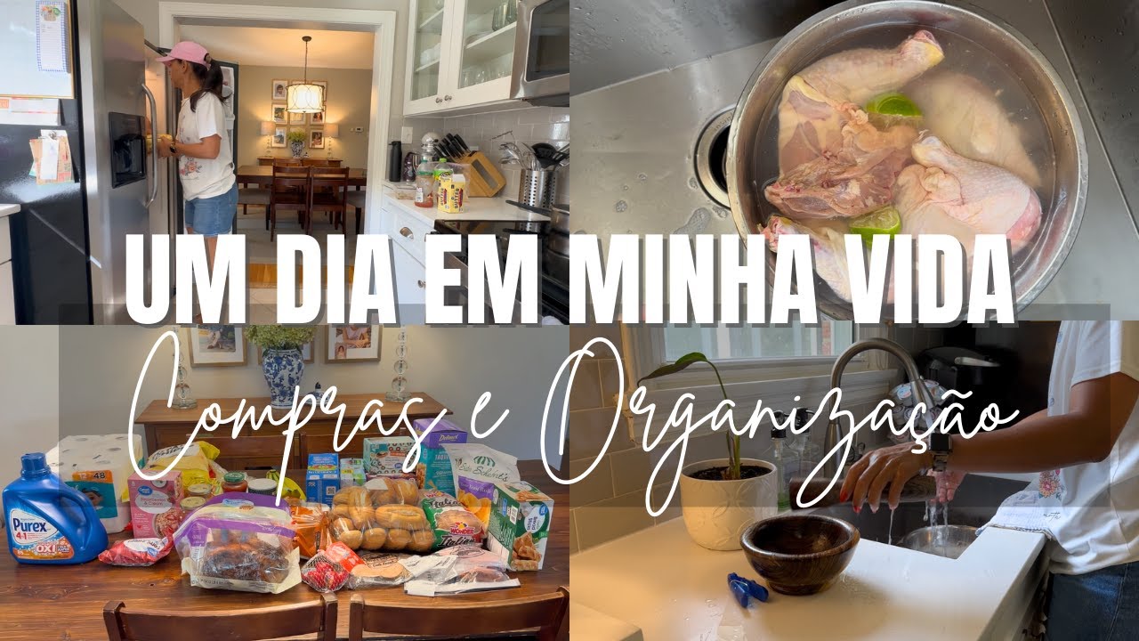 REESTOCANDO A GELADEIRA | COMPRAS DE MERCADO | TEMPERO PARA COXAS DE FRANGO