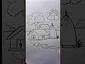 Village Scenery #drawing #shots #psart