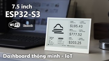 Màn hình ePaper thế hệ mới – reTerminal E1001, ESP32, pin 3 tháng, WiFi, Bluetooth