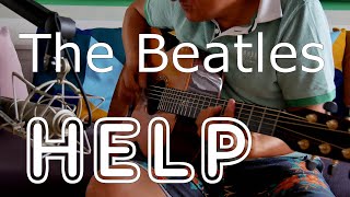 PDF Sample Help - Enyedi Sándor Fingerstyle guitar tab & chords by The Beatles.