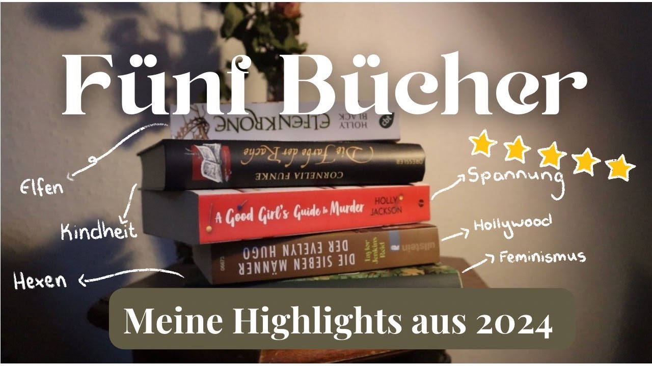 5 Bücher - 5 Sterne | Lese-Highlights 2024 🕯✨