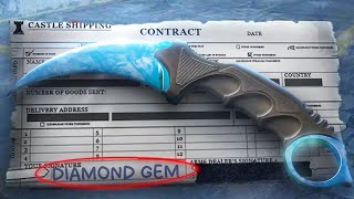 GANHEI a KARAMBIT DIAMOND GEM no CS:2 🤯 ( EXTREMAMENTE RARA e super CARA )