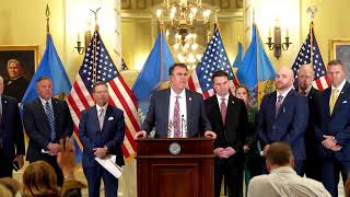Joint Press Conference with Governor Stitt, Legislative Leadership