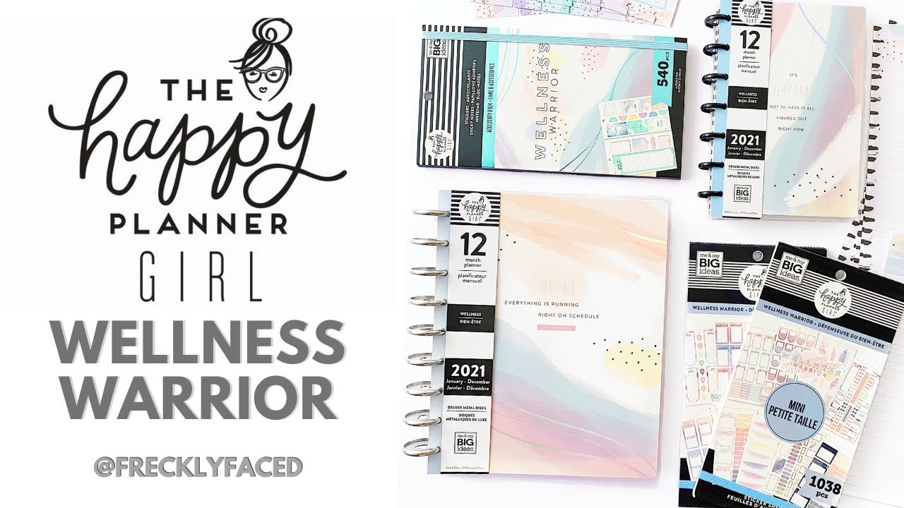 THE HAPPY PLANNER GIRL LINE 2020 RELEASE WELLNESS WARRIOR FULL COLLECTION! YouTube