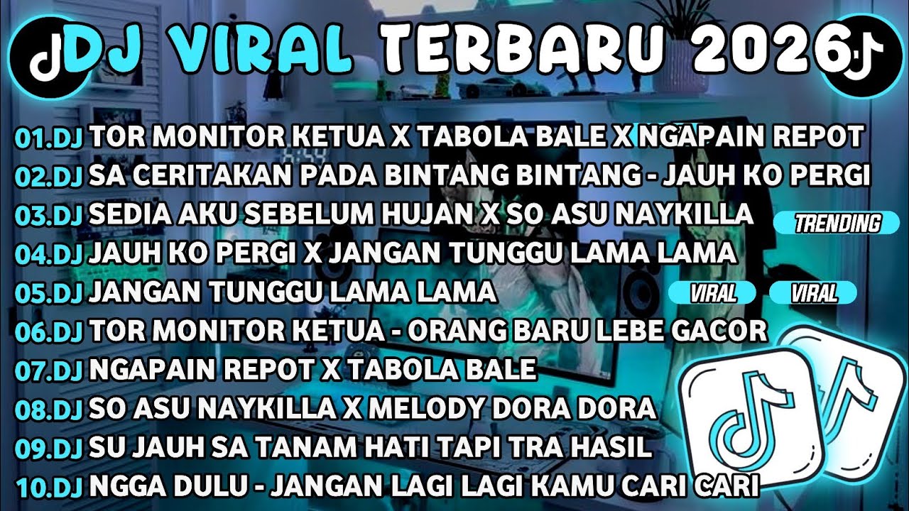 DJ TIKTOK TERBARU 2026🎵DJ TOR MONITOR KETUA X TABOLA BALE X NGAPAIN 🎵DJ SA CERITAKAN PADA BINTANG