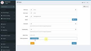 [S-Cart] - Menu permission (hidden, display menu) in SCart ecommerce