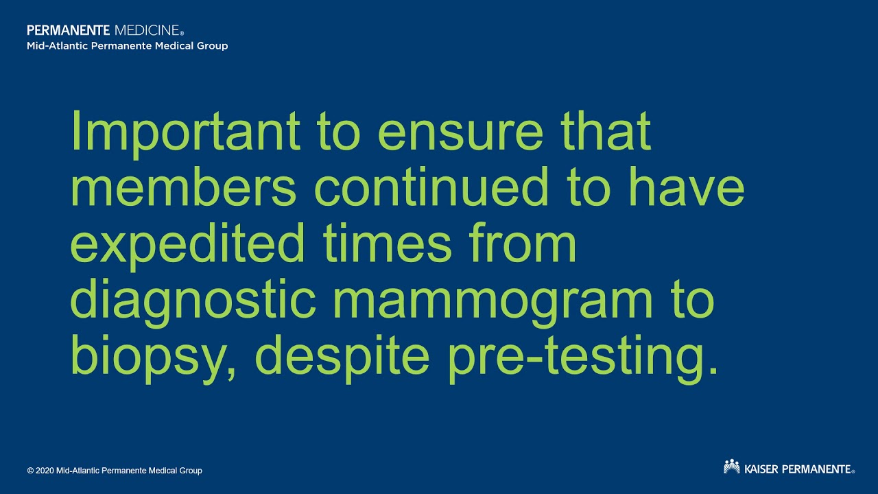 Expediting Time to Breast Biopsy When Pre-Testing for COVID-19