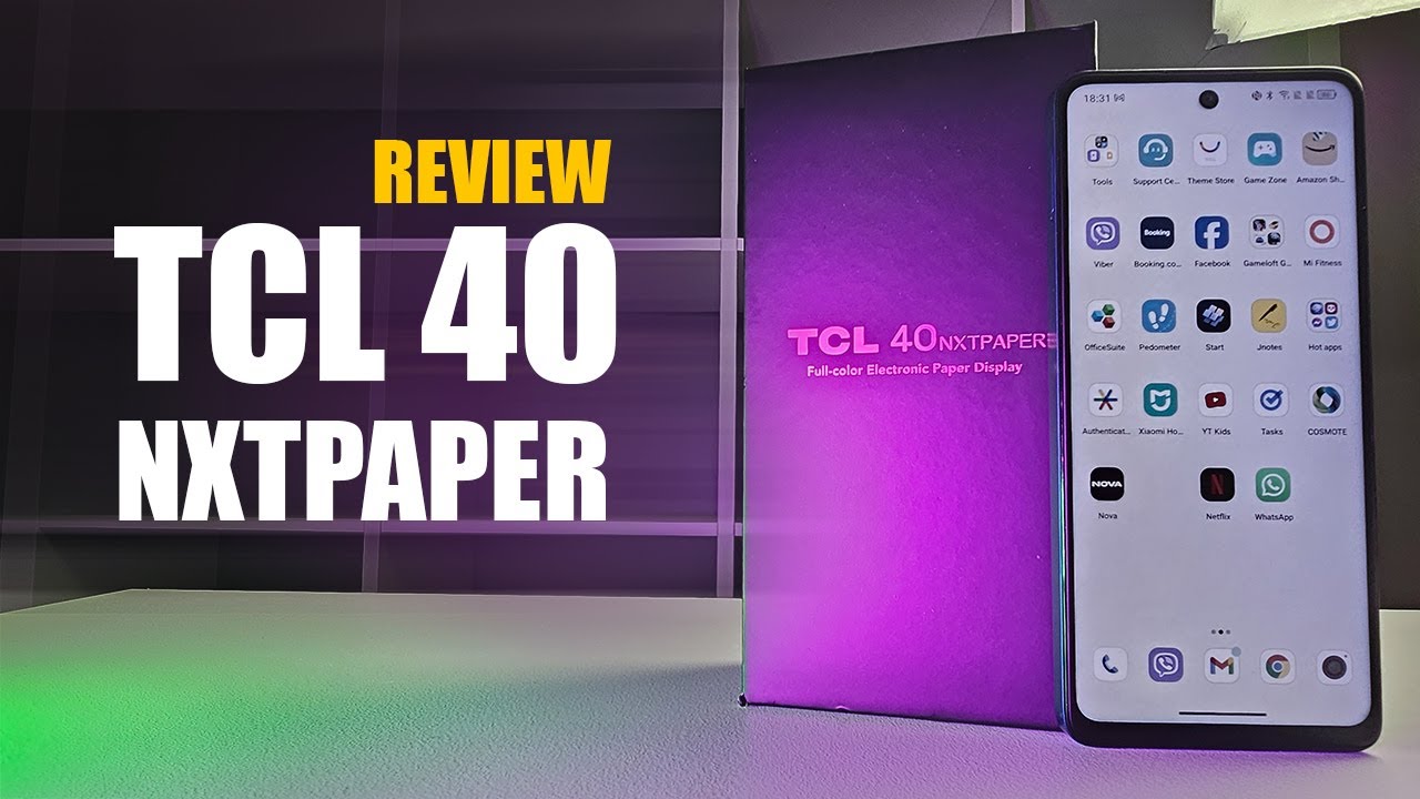 Crazy 'ePaper' Smartphone!  TCL 40 NxtPaper Unboxing 