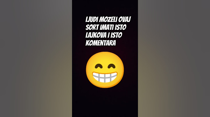 Molim vas da bude isto