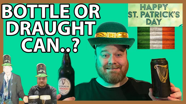 Guinness Draught can |4.1%| VS Guinness Original Bottle |4.2%| St Patrick's Day Special