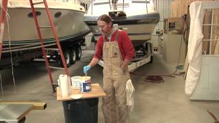 Boat Repair Finale! Awlgrip Nonskid Over Fiberglass Repairs