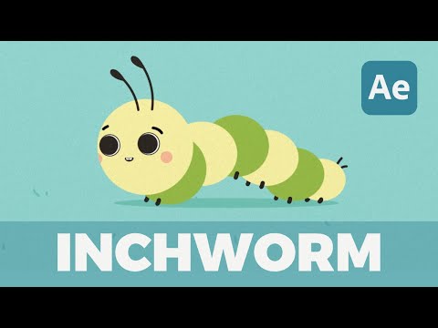 Inchworm Character Animation - After Effects Tutorial  #62
