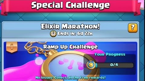 Clash Royale : Elixir Marathon Part -1 Ramp Up Challenge 🔥Best Deck | Best Strategy #clashroyale